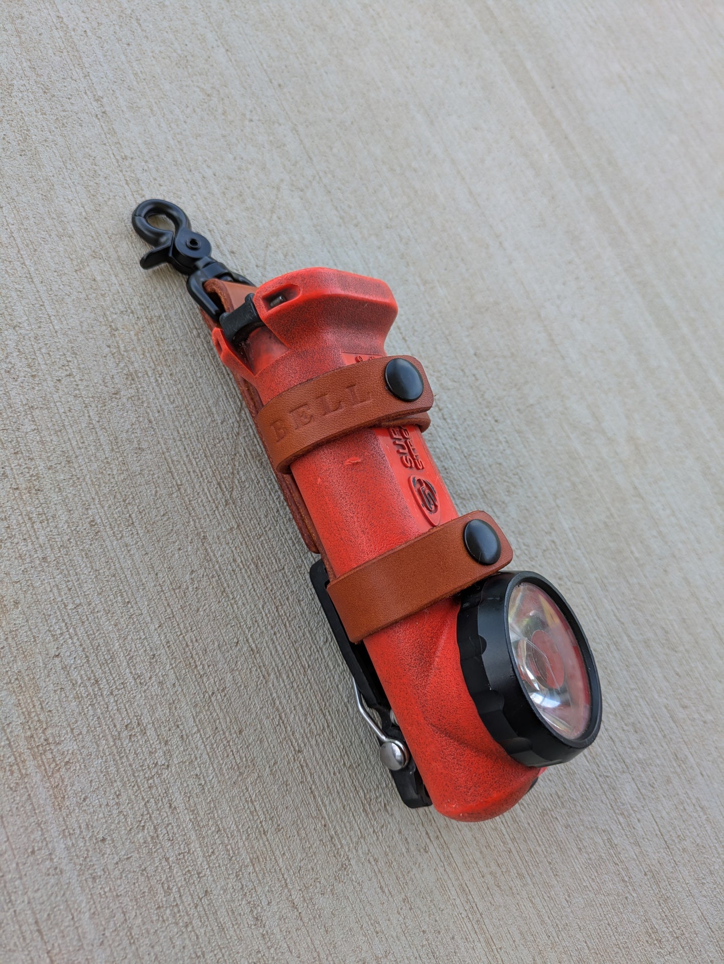 Inverted Flashlight Holder